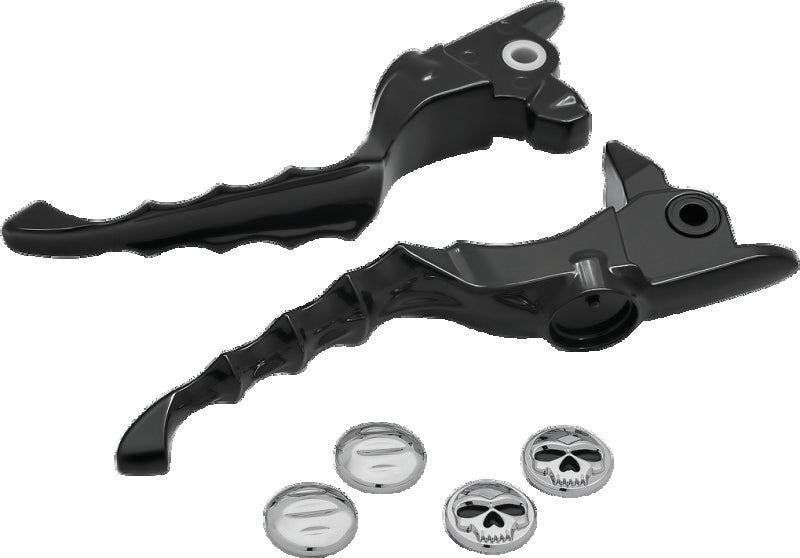 Kuryakyn Zombie Lever Set 2017-2020 Touring Gloss Black - 1983