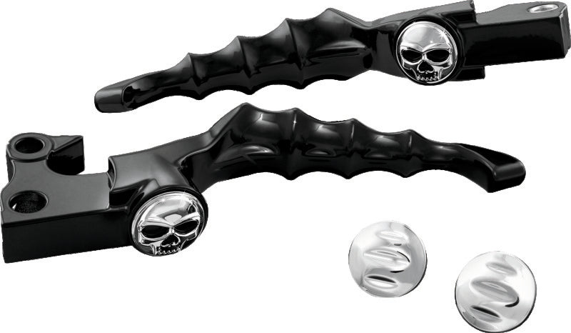 Kuryakyn Zombie Levers 2008-2013 Touring Cable Gloss Black - 1091