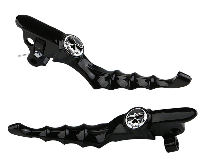 Kuryakyn Zombie Levers 2021-2023 and select 2024-2025 Touring Gloss Black - 10186-2