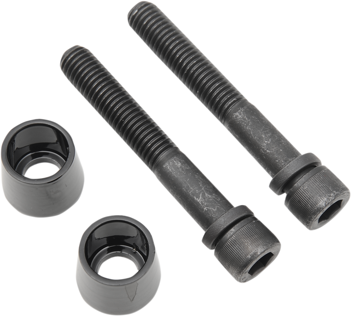 LA CHOPPERS Handlebar Riser Bolt Cone Kit - Black 0602-0347