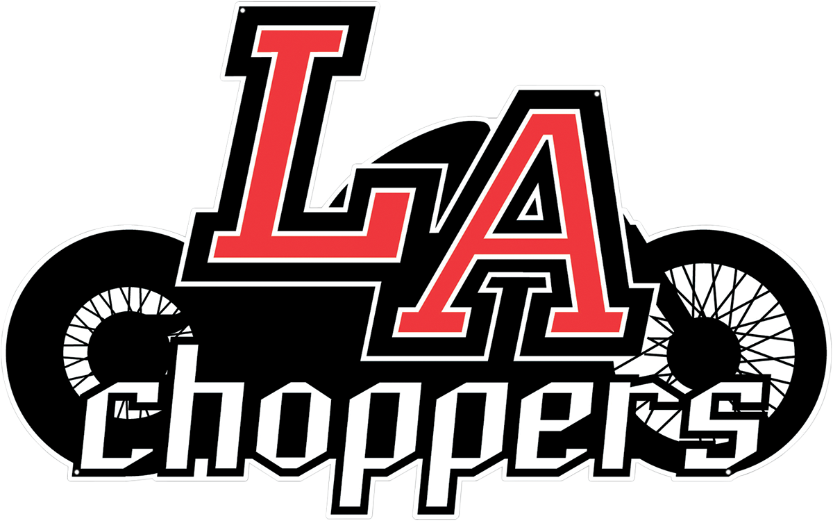 LA CHOPPERS Sign - Metal Sign 9904-0977