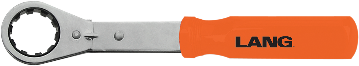 LANG TOOLS 10 Spline Ratcheting Crankshaft Wrench - Wrench / Crankshaft / 10 Spline / Ratcheting 3801-0200