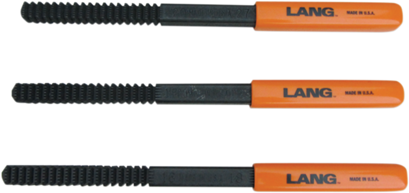 LANG TOOLS Thread Restorer File - Set 3810-0078
