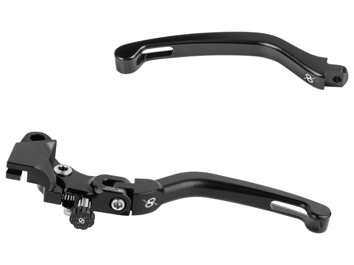 Bonamici Brembo RCS Kawasaki Ninja ZX-6R Matching Brake & Clutch Levers (2019+) (Black)