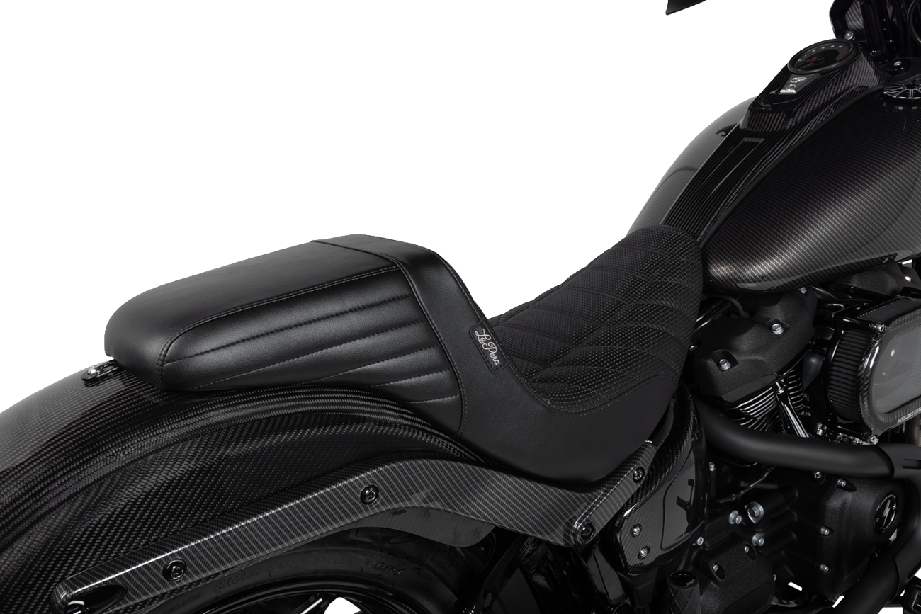 LE PERA Kickflip Seat — Basketweave/Pleated/Track Pleat Stitch - Kickflip Seat / Track Pleat / Black '18-'23 0801-1462