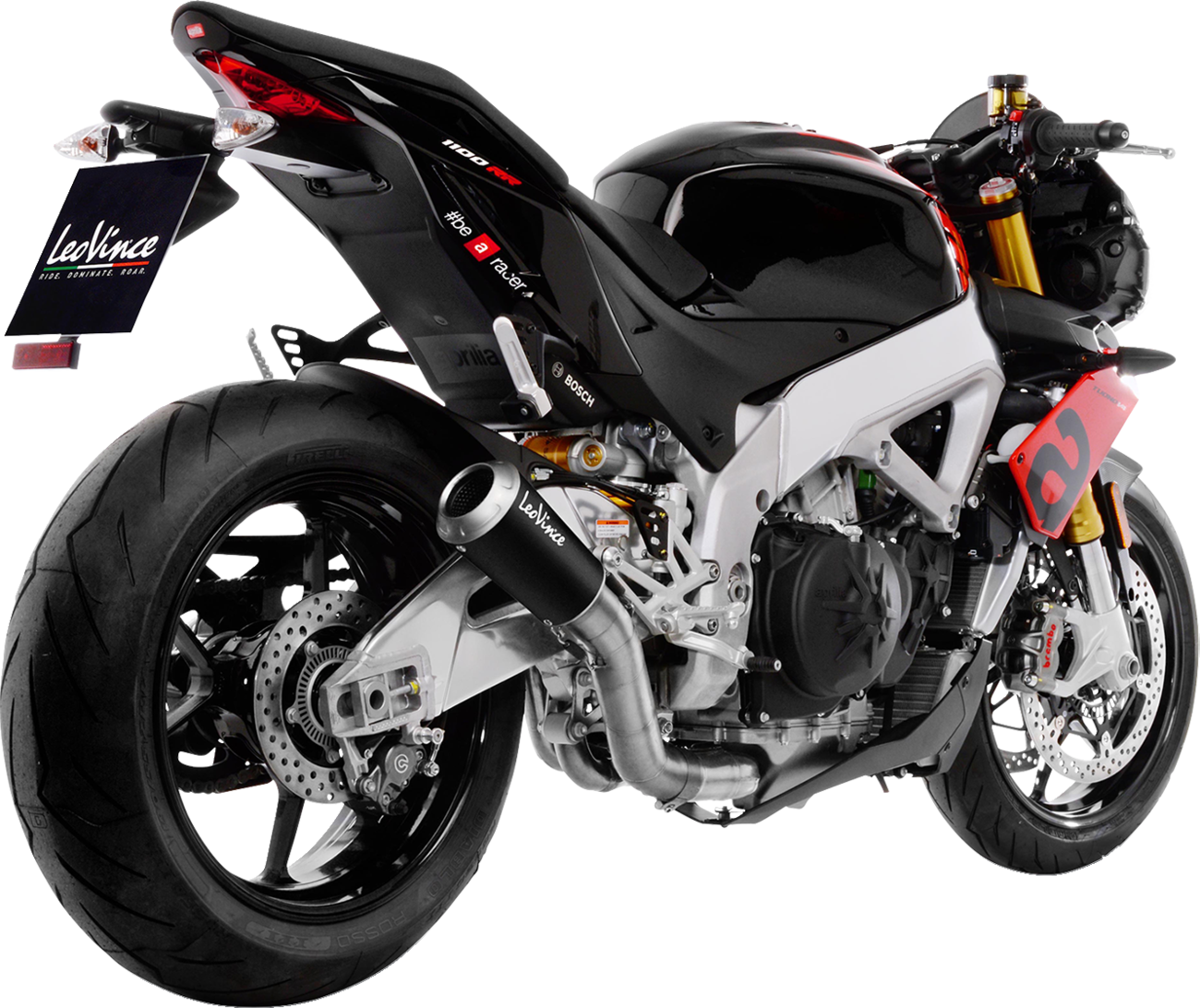LEOVINCE LV-10 Black Edition Slip-On Muffler - LV-10 Black Edition Muffler / RSV4/Tuono 1811-3882