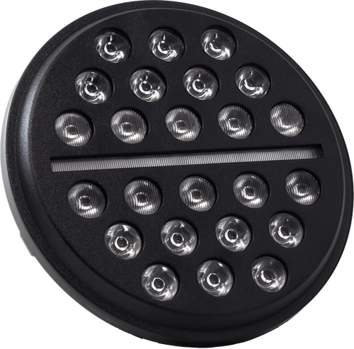 LETRIC LIGHTING CO 7" LED Buckshot Mini-Multi w/ Mount Adapter - LLC-LHC-7B