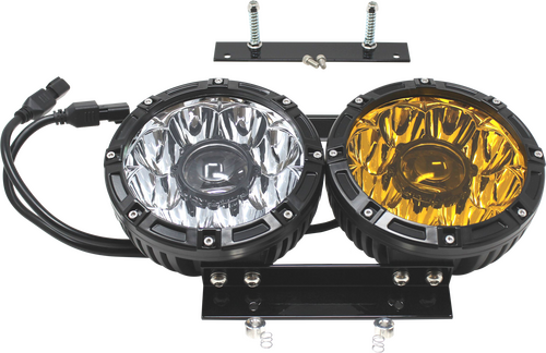 LETRIC LIGHTING CO Plug and Play 7" DB7 LED Headlight Harness Mount Kit - LLC-DB7-YC