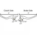 Eagle Lights SPEEDSHIFT Shorty Brake and Clutch Lever Set for 2008 - 2013 & 2021 - 2024 Harley-Davidson® Touring Models