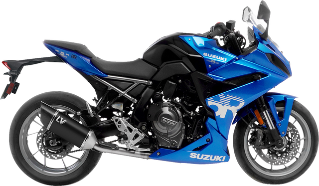 LeoVince LV-14 R Exhaust System - 2-into-1 - Black Edition - GSX-8RS