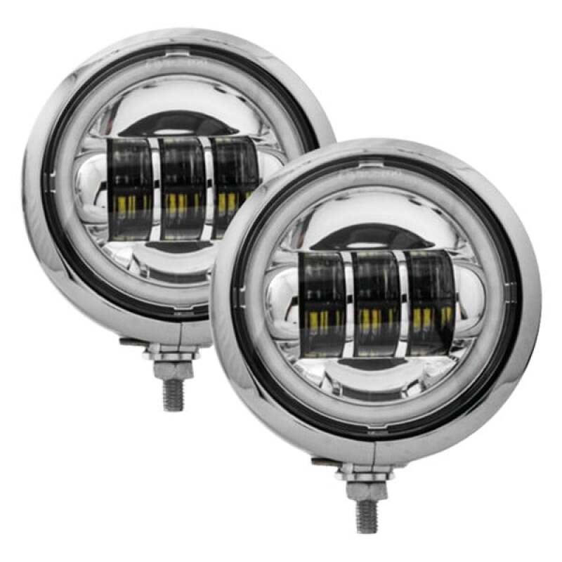 Letric Lighting 4.5in Full Halo Chrome - LLC-PL-FHCC