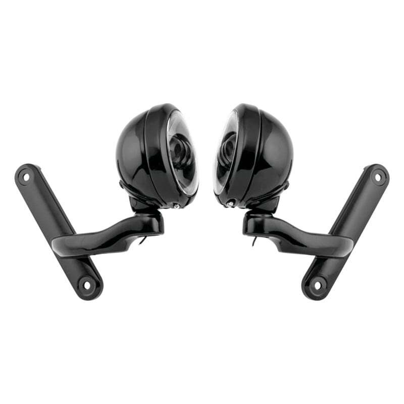 Letric Lighting 4.5in Passing Lamps Black/Black - LLC-PLB-BB-E