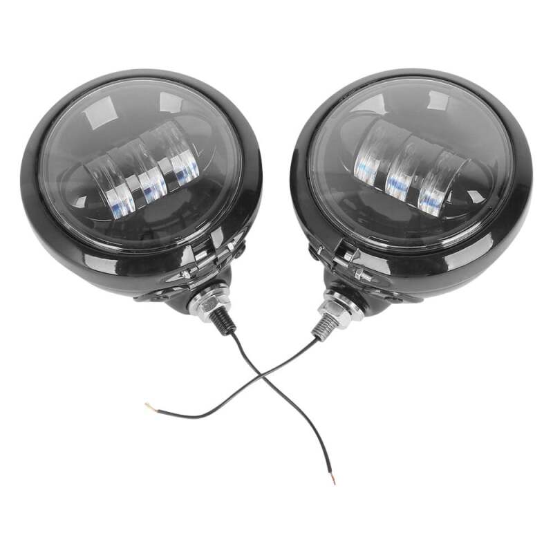 Letric Lighting 4.5in Passing Lamps Black - LLC-PL-BB