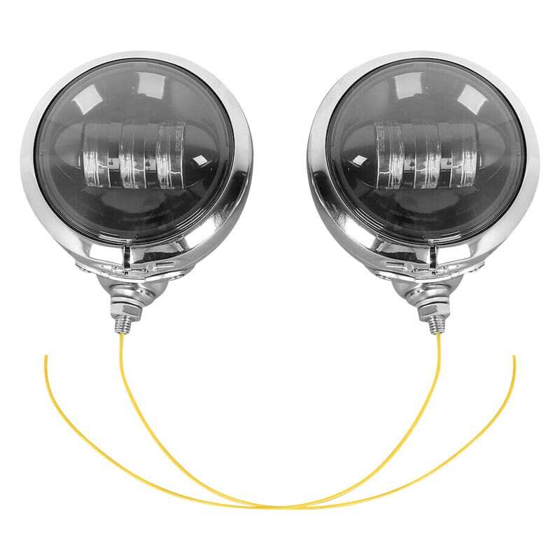 Letric Lighting 4.5in Passing Lamps Black - LLC-PL-BC