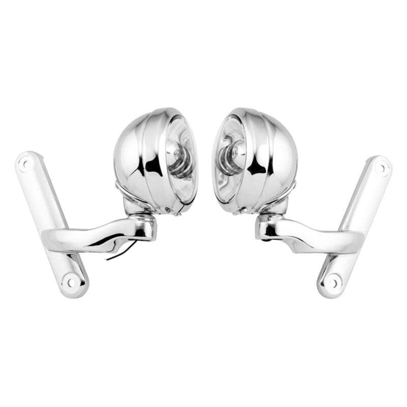 Letric Lighting 4.5in Passing Lamps Chrome/Chrome - LLC-PLB-CC-E