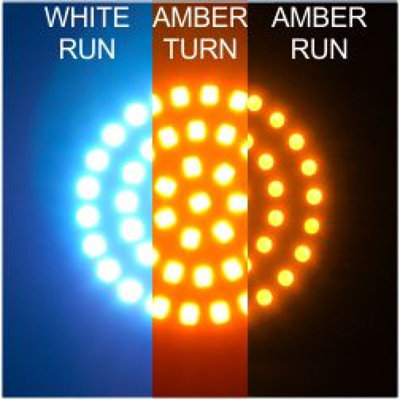 Letric Lighting CVO Deluxe Switchback White/Amb/Run - LLC-DJSWAA