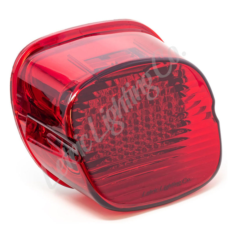Letric Lighting Deluxe Slantback LED Taillight Red - LLC-DS-R
