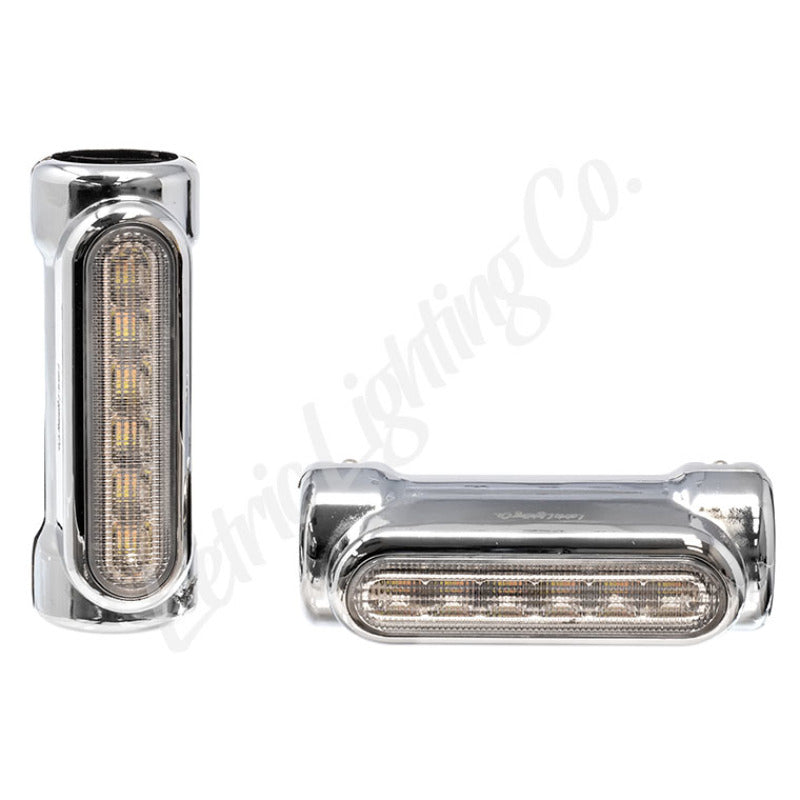 Letric Lighting Engine Guard Lights Chrome/White - LLC-EGL-C