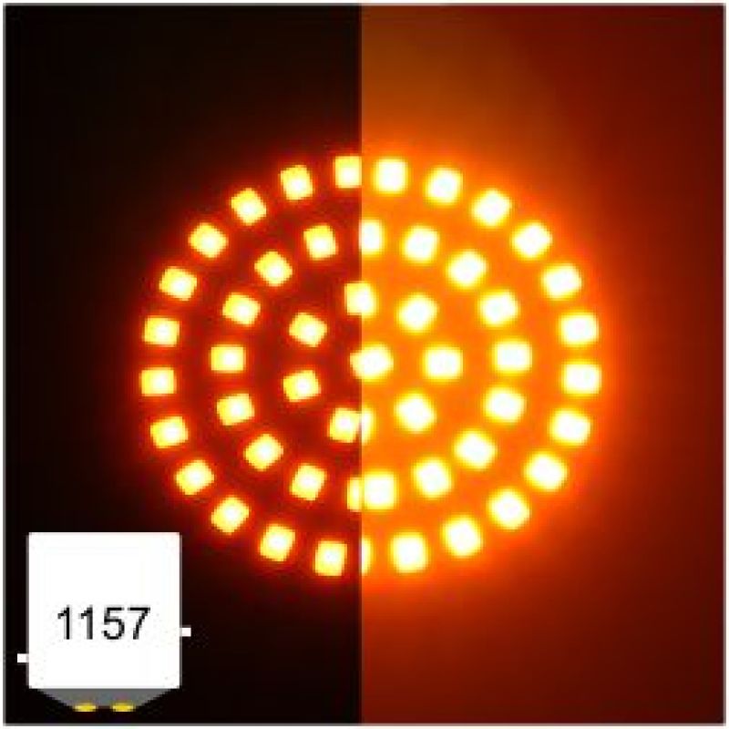 Letric Lighting Premium Bullet Style Insert 1157 Amber - LLC-P7A