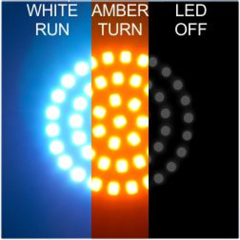 Letric Lighting Premium Bullet Style Switchbacks White - LLC-P7SWA