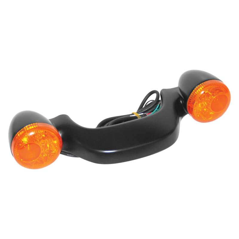 Letric Lighting Rear LED Light Bar Black/Amber - LLC-BLB-A