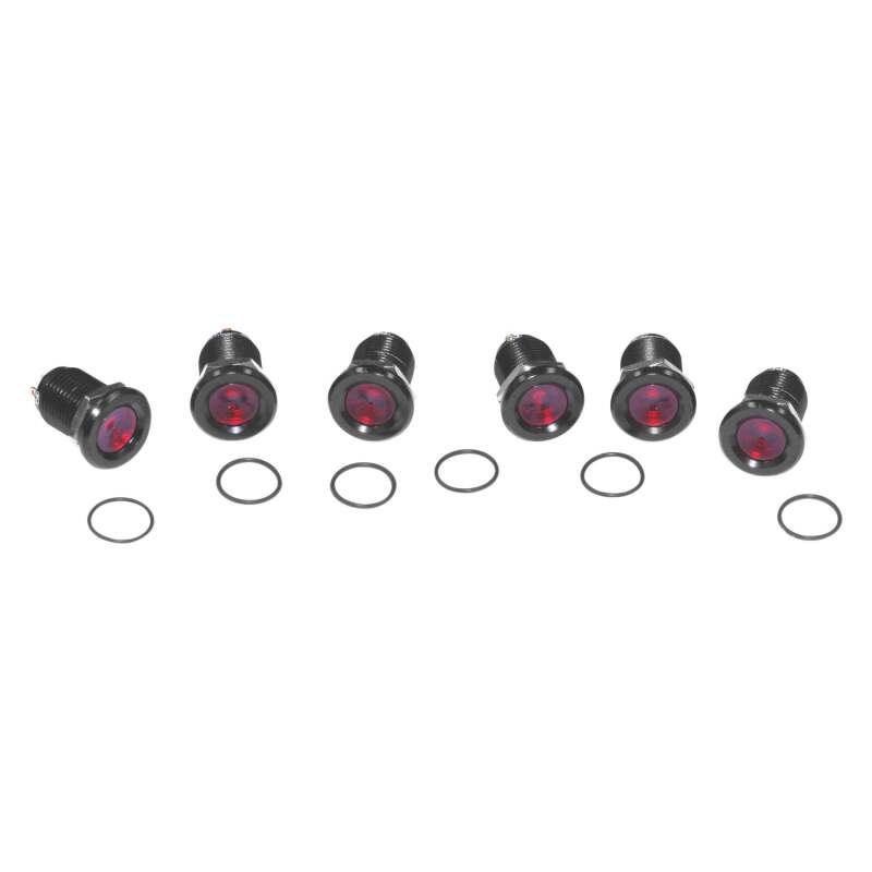 Letric Lighting Royal Flush Mount 9-16in Black/Red - LLC-RFSB