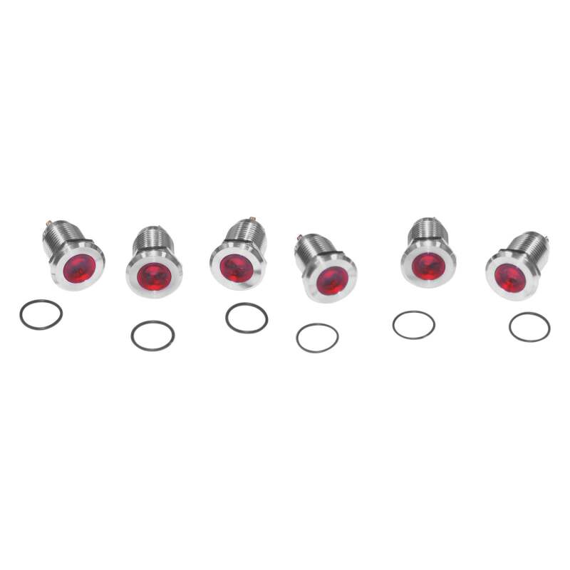 Letric Lighting Royal Flush Mount 9-16in Stl/Red - LLC-RFSS