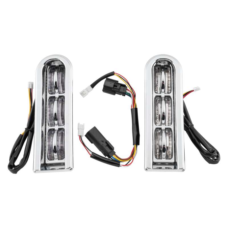 Letric Lighting Saddlebag Filler Support LED Chrome - LLC-SBF-C