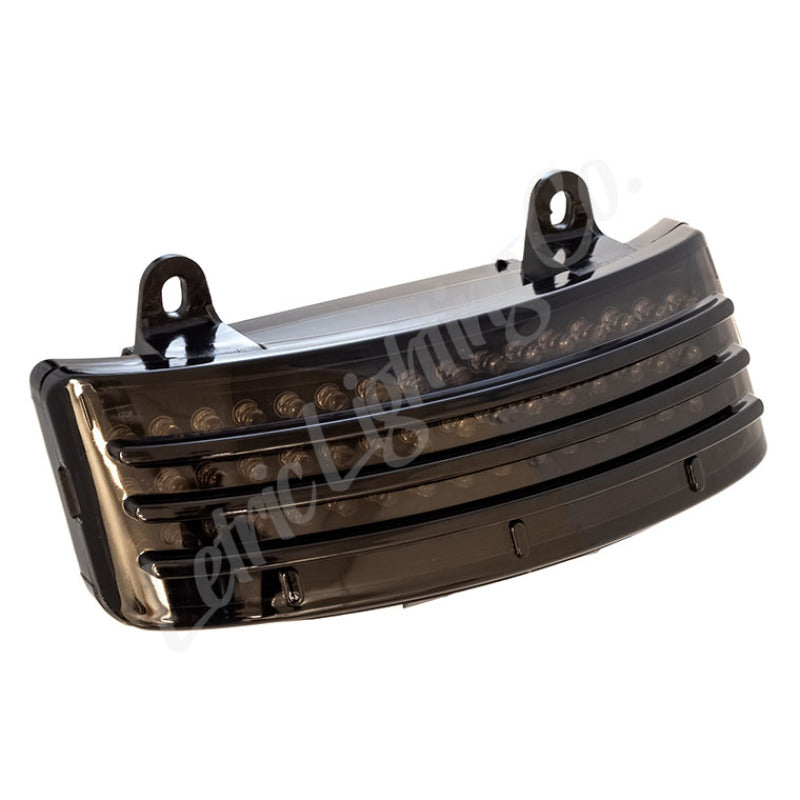 Letric Lighting Tri-Bar Fndr Taillight LED Smoke - LLC-TB-MPS