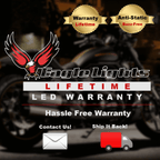 Eagle Lights 3 1/4" Front and Rear LED Turn Signal Kit for Harley-Davidson® Motorcycles - Generation I / Red Rear Turn Signals
