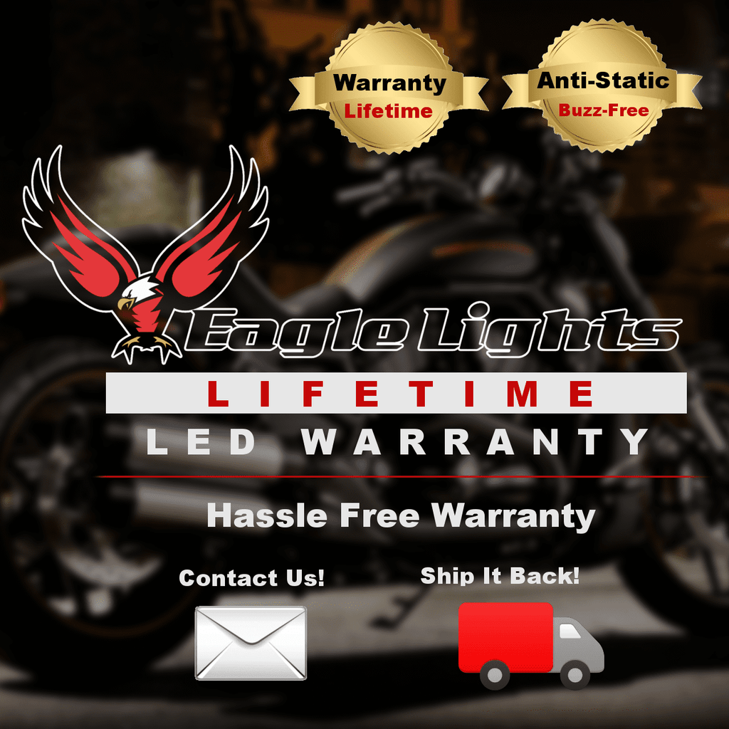 Eagle Lights 3 1/4" Rear LED Turn Signal Kit For Harley-Davidson® Motorcycles - Generation I / Amber