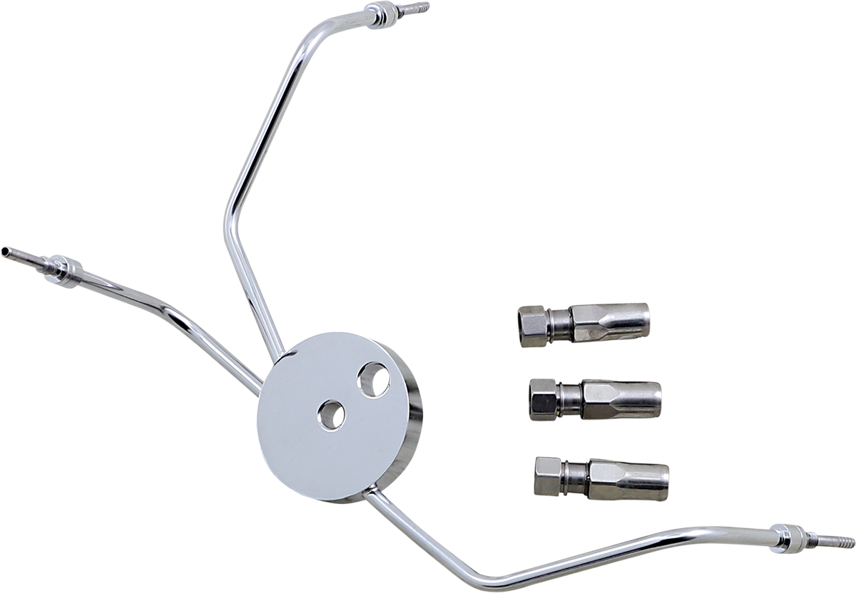MAGNUM SHIELDING BYO® Build-Your-Own Brake Tee - BYO Brake Tee / '08-'13 FLHT / Chrome 1742-0310