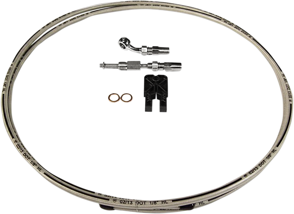MAGNUM SHIELDING BYO® Build-Your-Own Hydraulic Clutch Line Kit - Build-Your-Own Clutch Line / Stainless 1132-0821