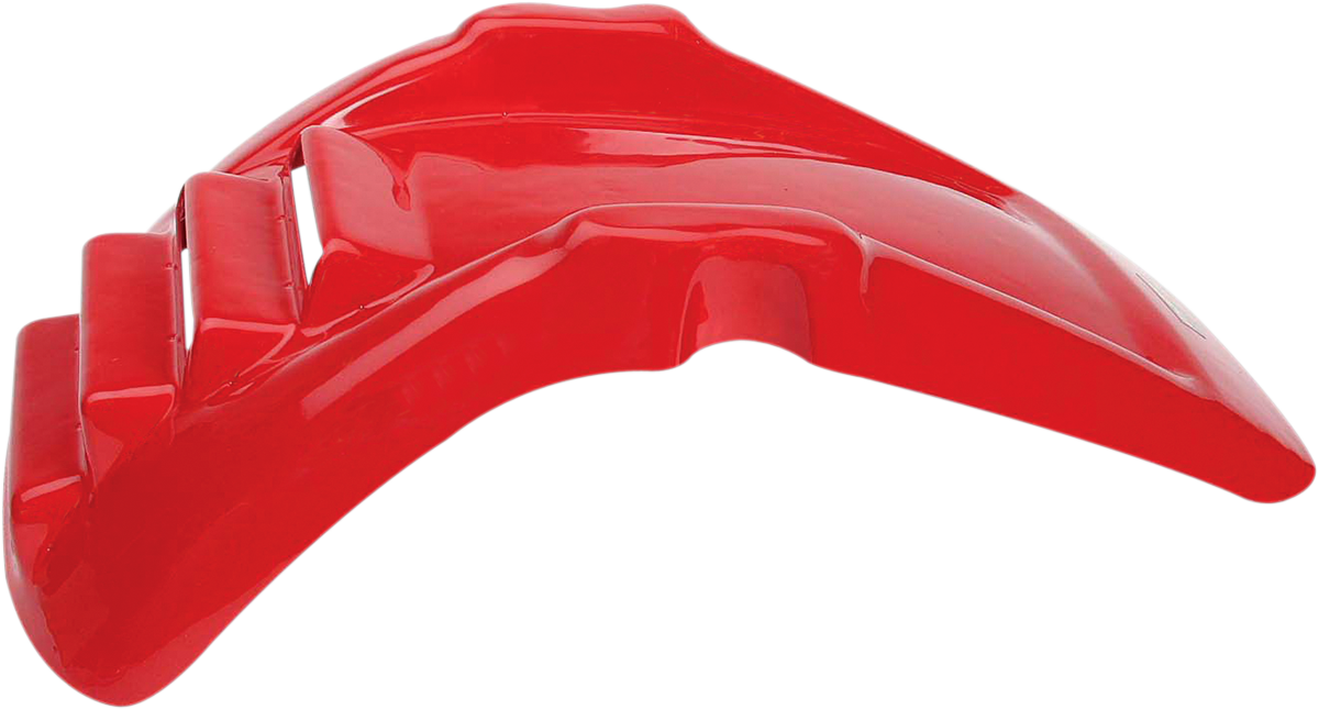 MAIER Fender Replacement Plastic — Louver - Louvered Front Fender / Red / ATC250R M12030