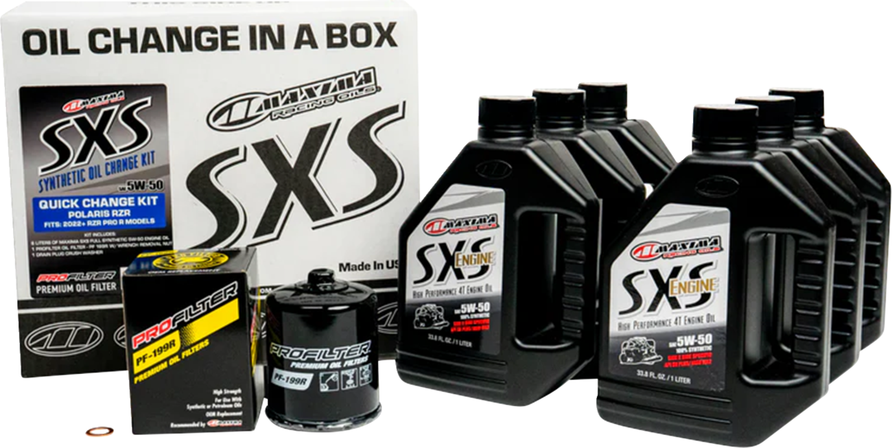 MAXIMA RACING OIL Oil Change Kit - Polaris RZR Pro R 3601-1167