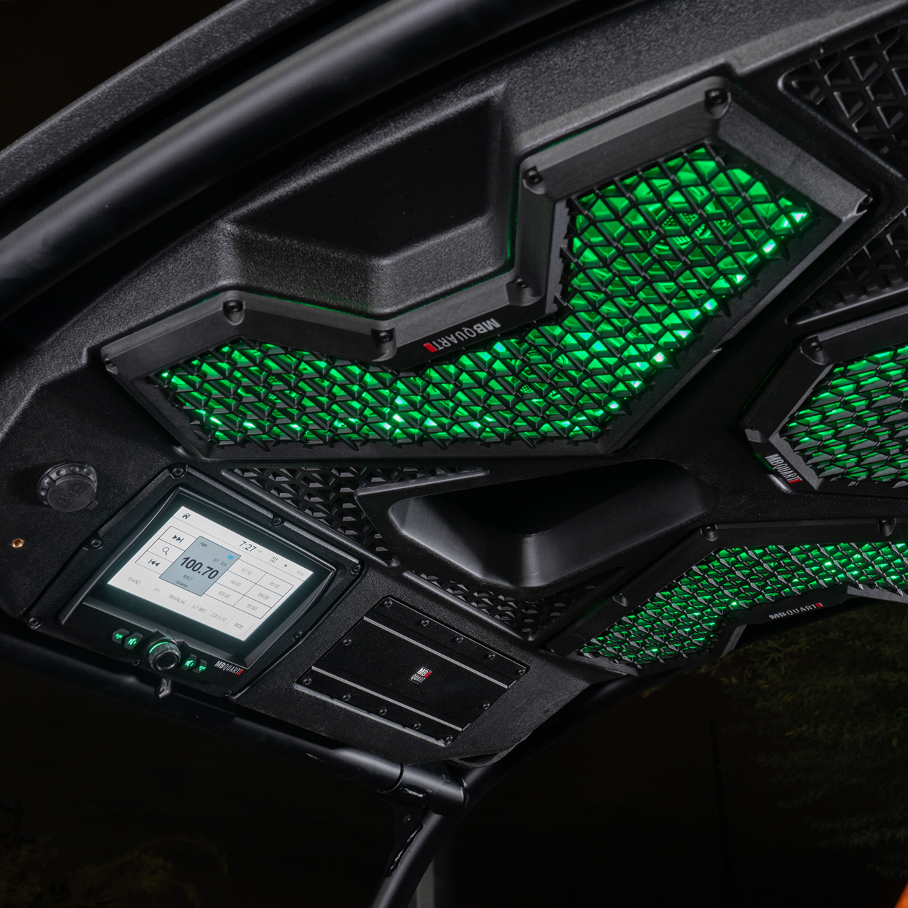MB QUART Audio Roof System - Audio Roof / 500 W / 6 Speaker / 1 Subwoofer / Polaris RZR Trail with Ride Command 4405-0993