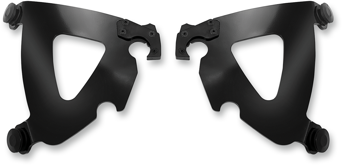 MEMPHIS SHADES Plate Only Mount Kit - Road Warrior Plate Kit / Black / FXD 2320-0195