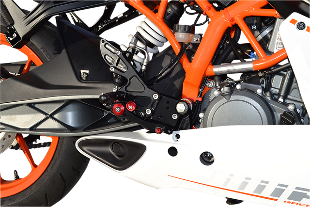 MGP Rear Lever Set - MGP Rearset / Black / KTM 1623-0395