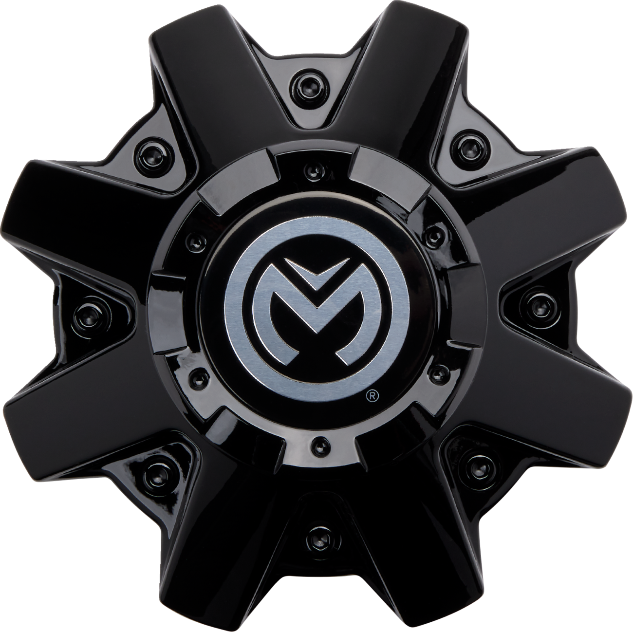 MOOSE OFFROAD 416X Wheel Center Cap - Center Cap / Replacement / 416X Wheel / Gloss Black 0223-0257