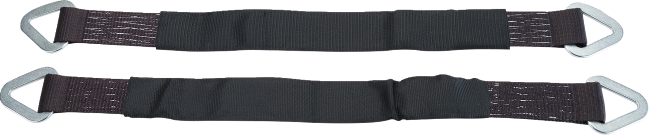 MOOSE OFFROAD Axle Straps - 2" x 30" / Black / Pair 3920-0522