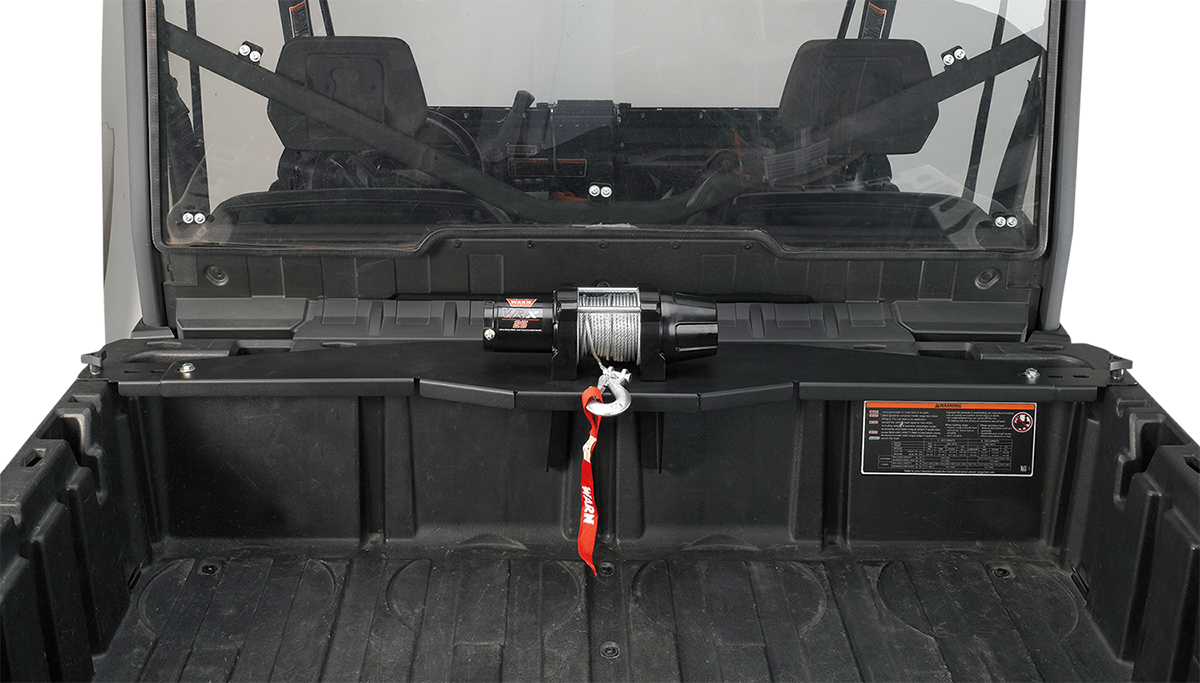 MOOSE OFFROAD Bed Winch Mount - Polaris/Can-Am 4505-0834