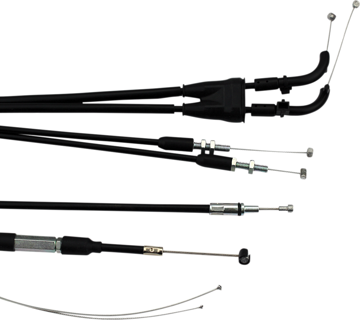 MOOSE OFFROAD Black Vinyl Throttle Cable