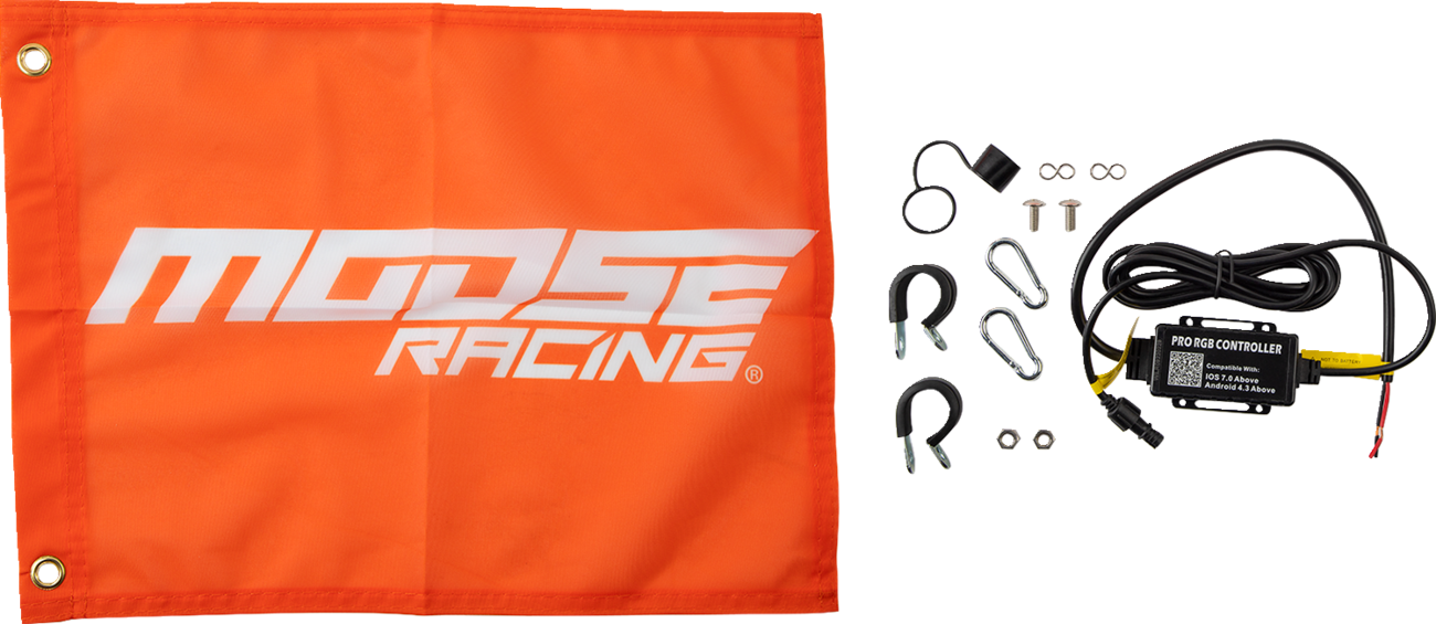 MOOSE OFFROAD Bluetooth Whip Light