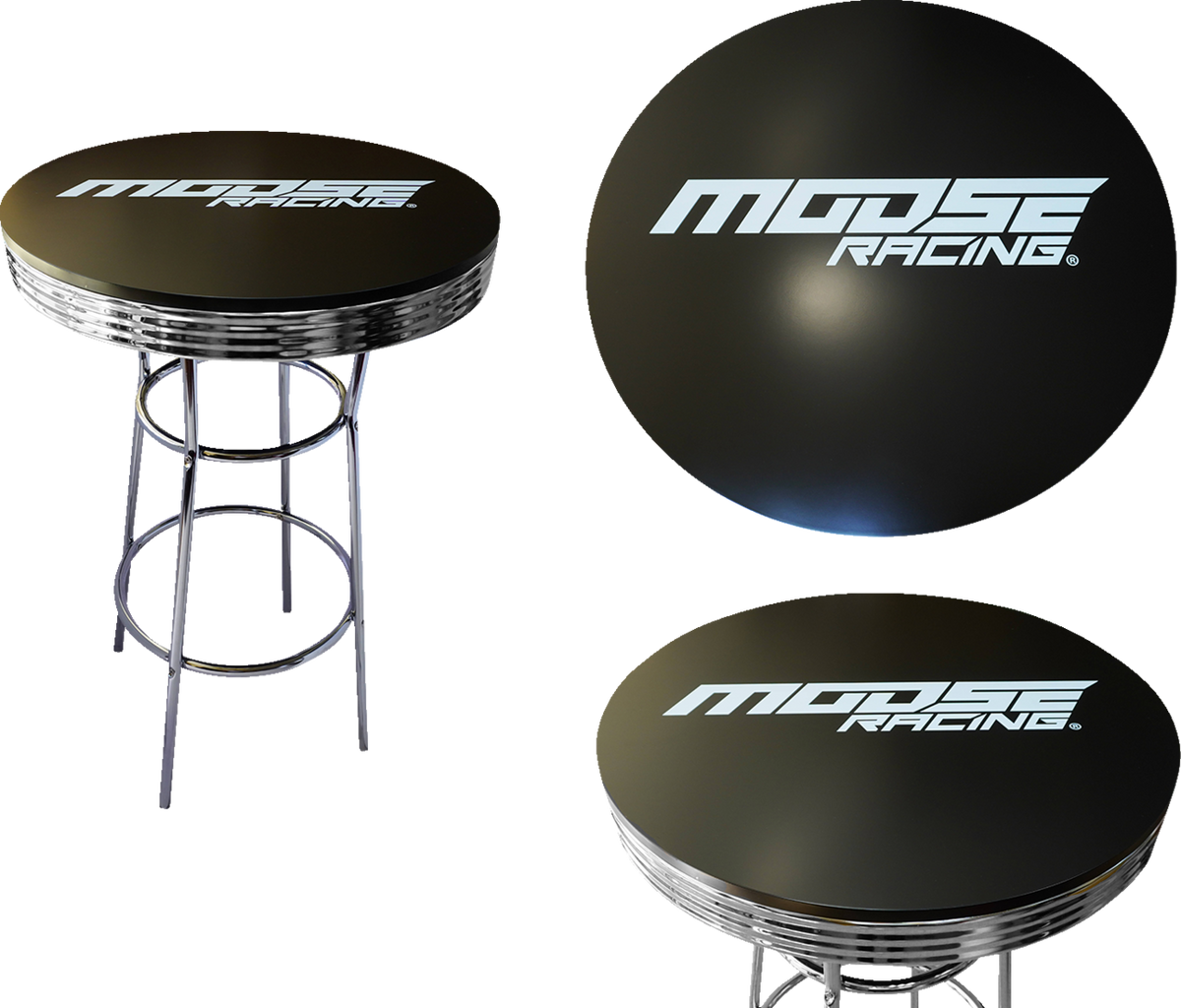 MOOSE OFFROAD Branded Round Pub Table