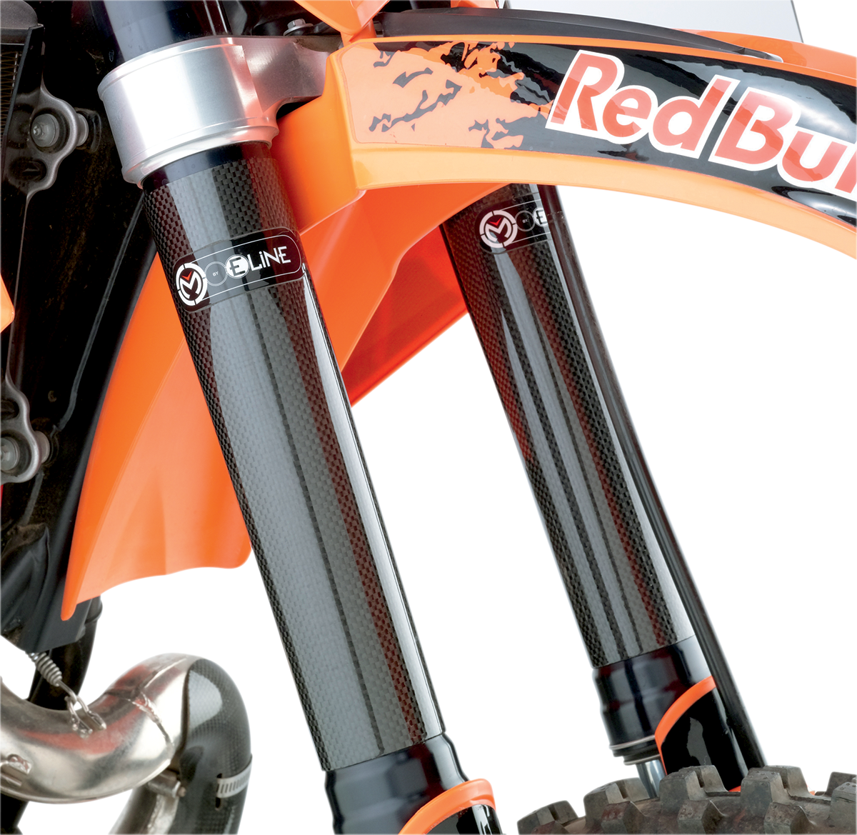 MOOSE OFFROAD Carbon Fiber Fork Guards - Fork Guards / Carbon Fiber 0412-0163