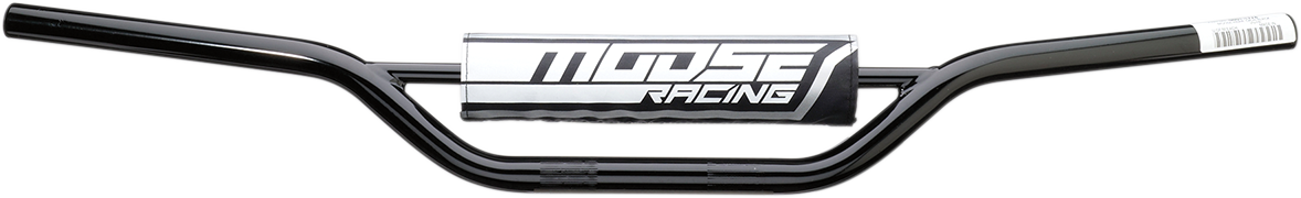 MOOSE OFFROAD Carbon Steel 1-1/8" Handlebar - CR High / Black 0601-4984