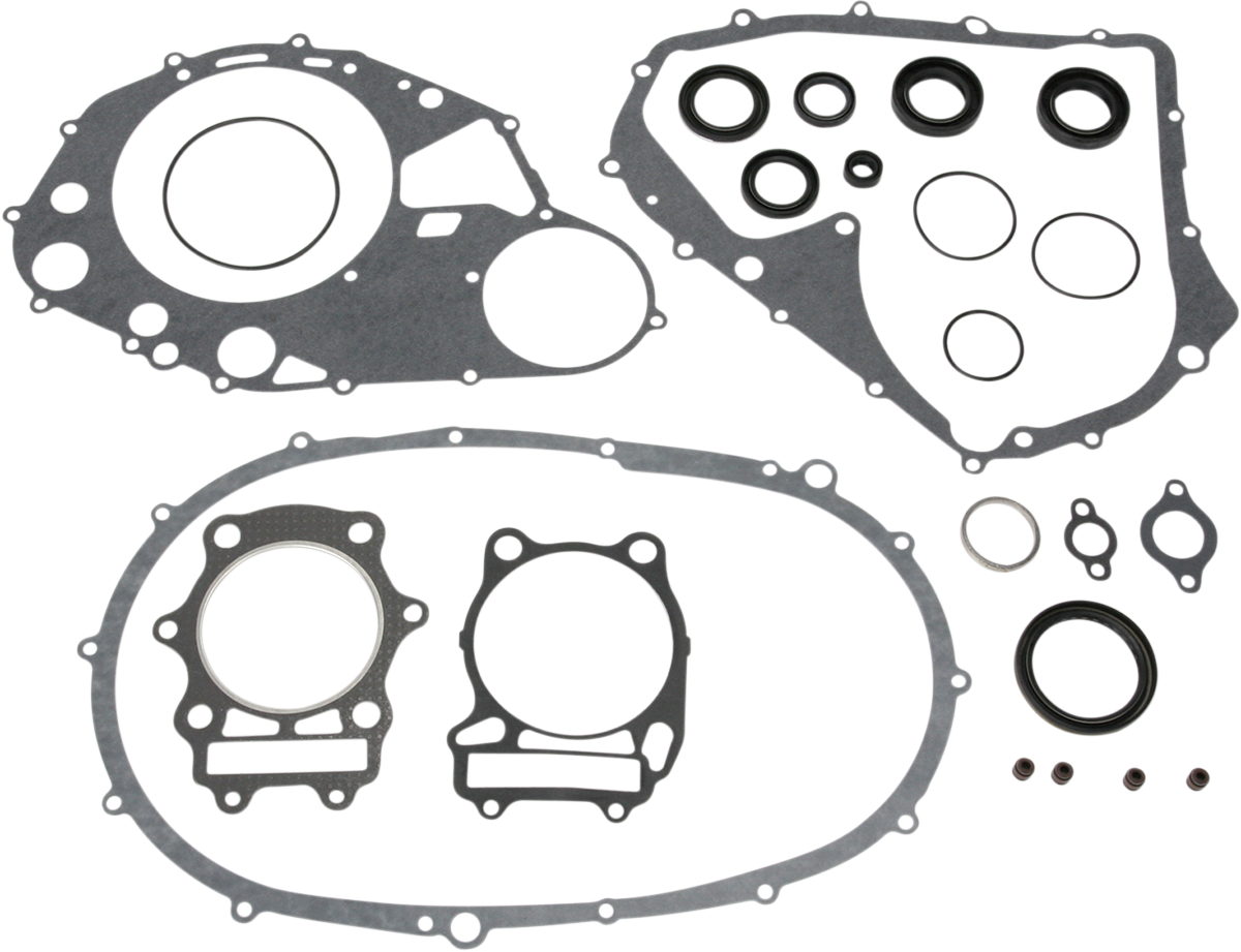 MOOSE OFFROAD Complete Gasket and Oil Seal Kit - Motor Gasket Kit with Oil Seal / Arctic Cat/Suzuki 0934-0444