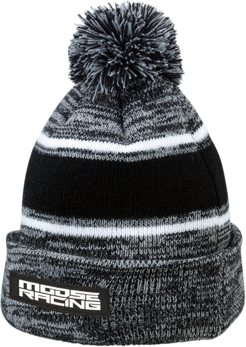 MOOSE OFFROAD Drift Knit Beanie - Black/Gray 2501-2989