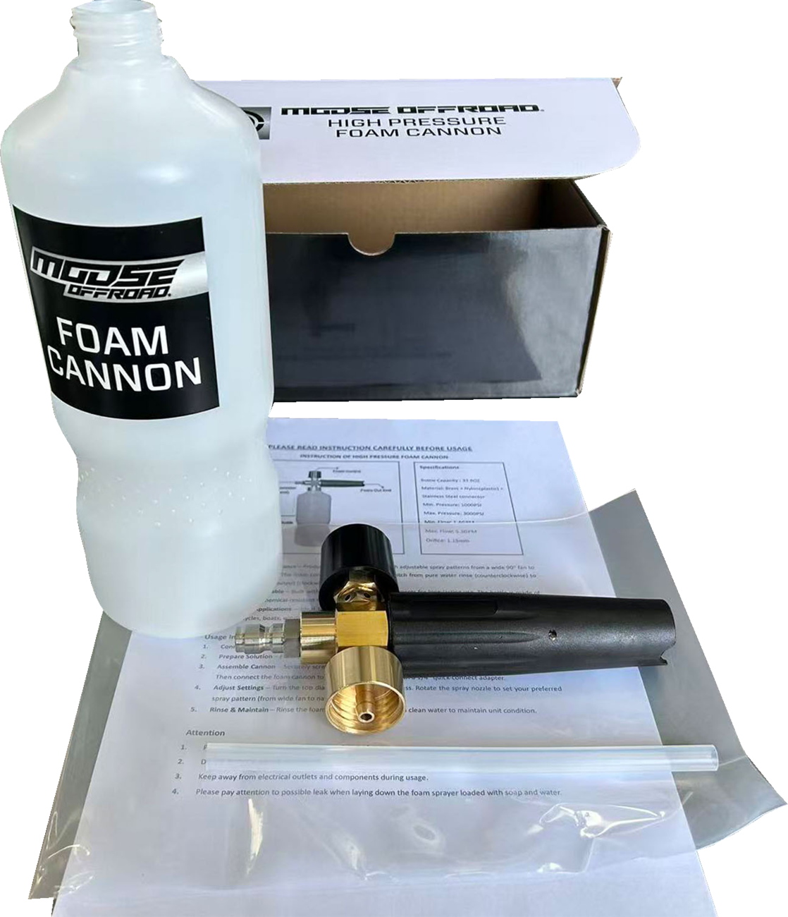 MOOSE OFFROAD Foam Cannon Attachment - 32 ounce 3704-0478