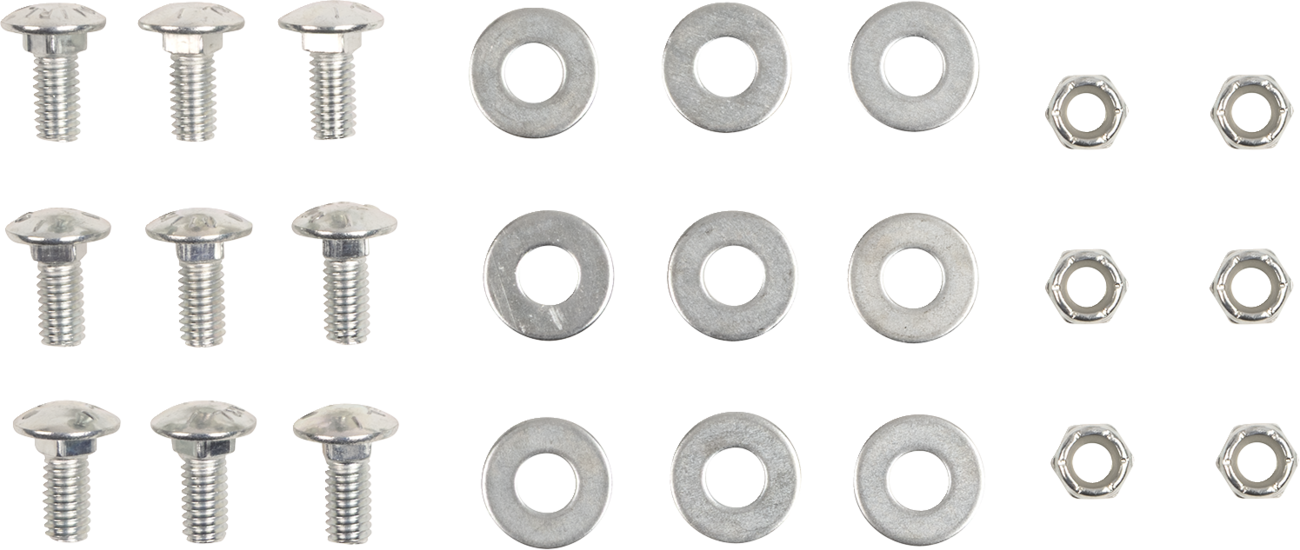 MOOSE OFFROAD Plow Flap Hardware - Plow Rubber Flap Hardware / Nuts/Bolts 4501-1314